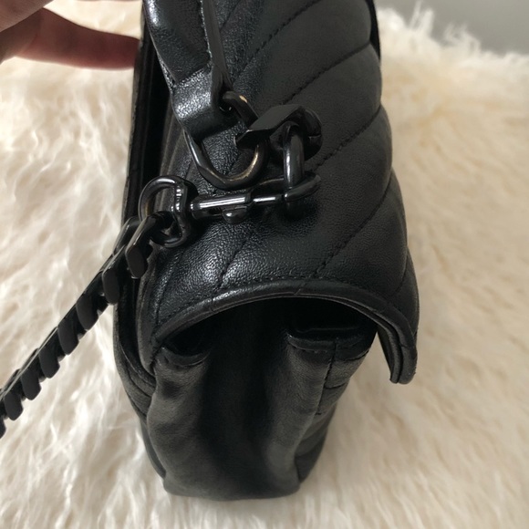 ❌SOLD💥 YSL SAINT LAURENT College Monogram Black - Picture 5 of 8